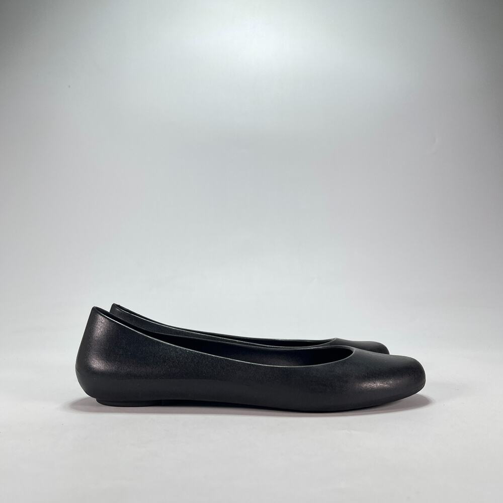 Okabashi Georgia Black Sustainable Soft Jelly Casual Ballet Flats Women's Size 6